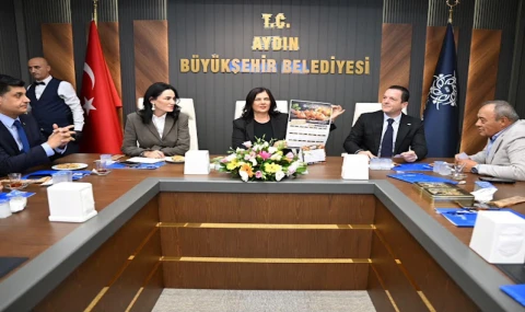 BAŞKAN ÇERÇİOĞLU İNCİR İHRACATÇILARI İLE BULUŞTU