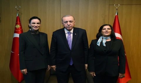 Başkan Çerçioğlu, Milletvekili Seda Sarıbaş ile birlikte Erdoğan’ı ziyaret etti