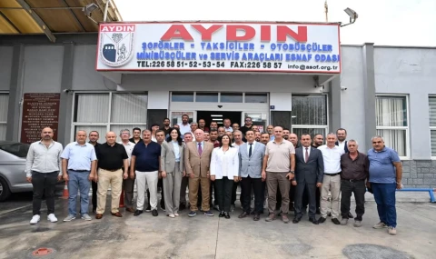 Başkan Çerçioğlu ve Milletvekili Sarıbaş, Aydın’ın şoför esnafıyla buluştu