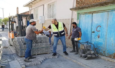 Başkan Zencirci, Germencik’te yol çalışmalarını inceledi