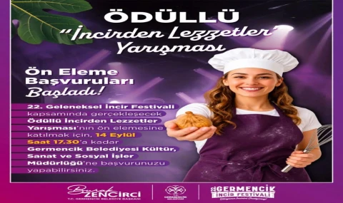 Germencik’te İncirden Lezzetler Yarışması İçin Başvurular Başladı