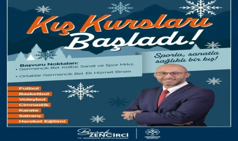 Germencik’te Kış Kursları Başladı: Çocuklar Spor ve Sanatla Buluşuyor