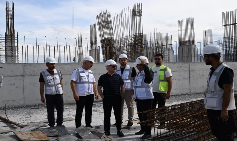Aydın’daki 4 bin kişilik spor kompleksinde çalışmalar sürüyor