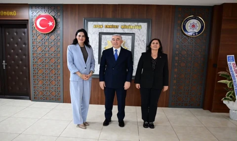 Başkan Çerçioğlu ve Milletvekili Sarıbaş’tan Emniyet Müdürü Karaduman’a Ziyaret