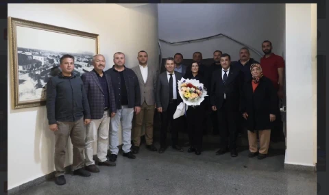 BAŞKAN ÇERÇİOĞLU’NA AK PARTİ KUYUCAK’TAN ZİYARET