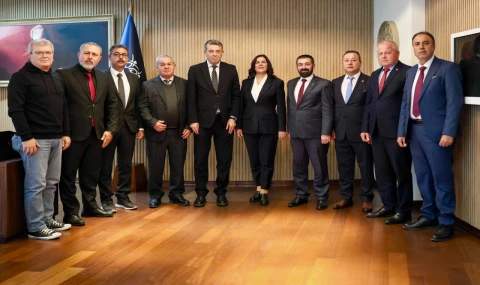 BAŞKAN ÇERÇİOĞLU'NA AYDIN ESNAF VE SANATKARLAR ODALARI BİRLİĞİ’NDEN ZİYARET