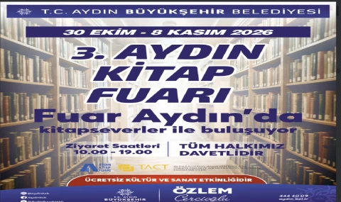 BAŞKAN ÇERÇİOĞLU’NDAN AYDIN KİTAP FUARI’NA DAVET