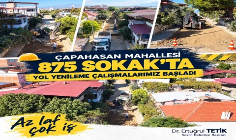Başkan Ertuğrul Tetik: “Az Laf, Çok İş”
