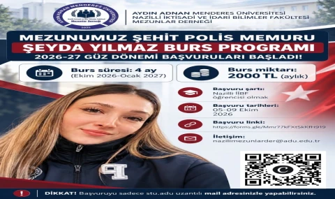 Şehit Polis Memuru Şeyda Yılmaz Anısına Burs Programı Başlatıldı
